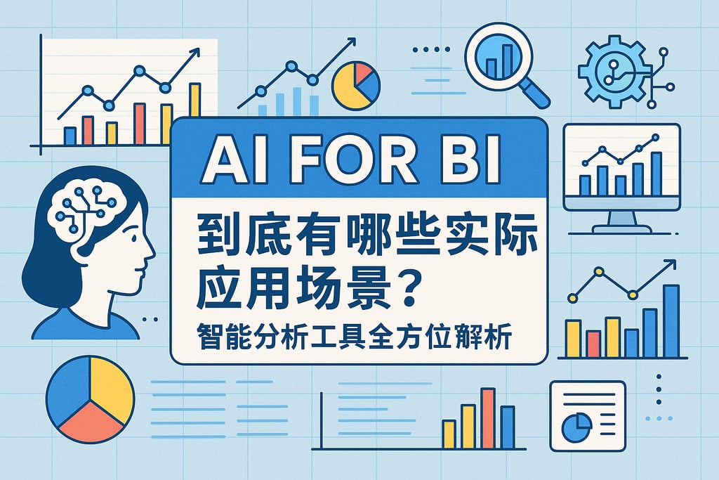 AI For BI到底有哪些实际应用场景？智能分析工具全方位解析